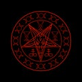 Cross of Sulfur, Triple Goddess, Sigil of Baphomet and Lucifer