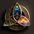 Wiccan Triquetra - Trinity Knot