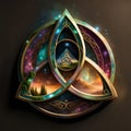 Wiccan Triquetra - Trinity Knot