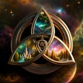 Wiccan Triquetra - Trinity Knot