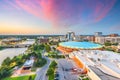 Wichita, Kansas, USA downtown skyline Royalty Free Stock Photo