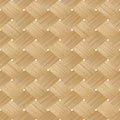 Woven bamboo wood seamless texture Royalty Free Stock Photo