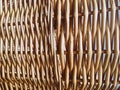 Wicker basket texture as rustic background Royalty Free Stock Photo