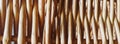 Wicker basket texture as rustic background Royalty Free Stock Photo