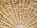 Wicker basket texture as rustic background Royalty Free Stock Photo