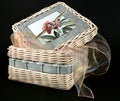 Wicker box Royalty Free Stock Photo