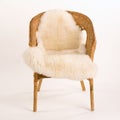 Wicker chair Royalty Free Stock Photo