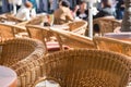 Wicker chairs