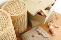 Wicker containers for home