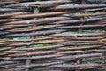 Wicker fence