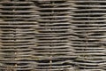 Wicker fence. Abstract background texture. Wattle has long been considered symbol of comfort and measured rural life Royalty Free Stock Photo