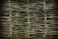 Wicker fence background Royalty Free Stock Photo