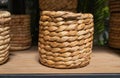 Wicker Flower Pots, Handmade Decorative Flower Pots, Woven Boho Flowerpot Sell