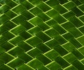 Coconut leaf is used for decoration,Wicker Royalty Free Stock Photo