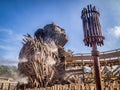 The Wicker Man at Alton Towers Royalty Free Stock Photo