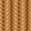 Wicker Seamless Background, Wooden Basket Textured Royalty Free Stock Photo