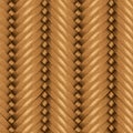 Wicker Seamless Background, Wooden Basket Textured Royalty Free Stock Photo