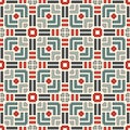 Wicker seamless pattern. Basket weave motif.