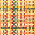 Wicker seamless pattern. Geometric patchwork ornament. Grunge texture. Vector illustration