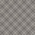 Wicker surface texture. Vector geometric seamless pattern. Black and white Royalty Free Stock Photo