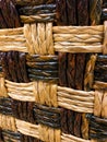 Wicker texture of a furniture