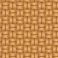 Wicker texture. Vector seamless background.