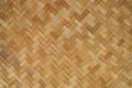 Wicker wall detailed background pattern Royalty Free Stock Photo