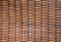 Wicker wooden background. Rattan woven top view closeup.