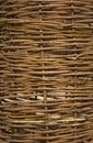 Wicker wooden fence