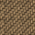 Wicker Woven Basket Texture Royalty Free Stock Photo