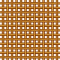 Wicker woven pattern