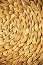 Wicker woven pattern for background or texture Royalty Free Stock Photo