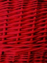 Wickered red background from the withy twigs. Close up.