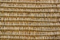 Wickerwork background. Wicker wooden texture. Royalty Free Stock Photo