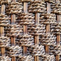 Wickerwork basketry textured background Royalty Free Stock Photo