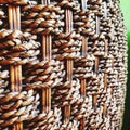 Wickerwork basketry textured background