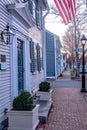 wickford rhode island small town and waterfront Royalty Free Stock Photo