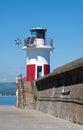 Wicklow lighthouse East Coast, Ireland Royalty Free Stock Photo