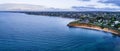 Wide aerial panorama of Mornington Peninsula