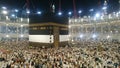 Wide angle close up shoot in kaabah door.