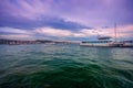 Wide angle Istanbul view from the sea