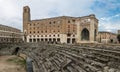 Panorama of amphitheatre in Lecce