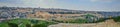 Wide-angle panorama Jerusalem, Israel Royalty Free Stock Photo
