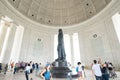 People Inside The Jefferson Memorial Royalty Free Stock Photo