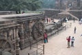 Wide angle photo of Konark temple