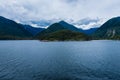 Wide Angle Photo of Thompson Sound in New Zealand