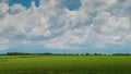 Plowed Fields near in Southwest France Royalty Free Stock Photo