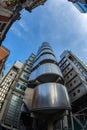 Wide angle shot with new Lloyd Building