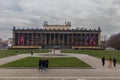 Wide angle shot of the Old Museum at the Lustgarten in Berlin.