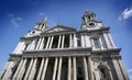 Wide angle shot of St Pauls, London, England